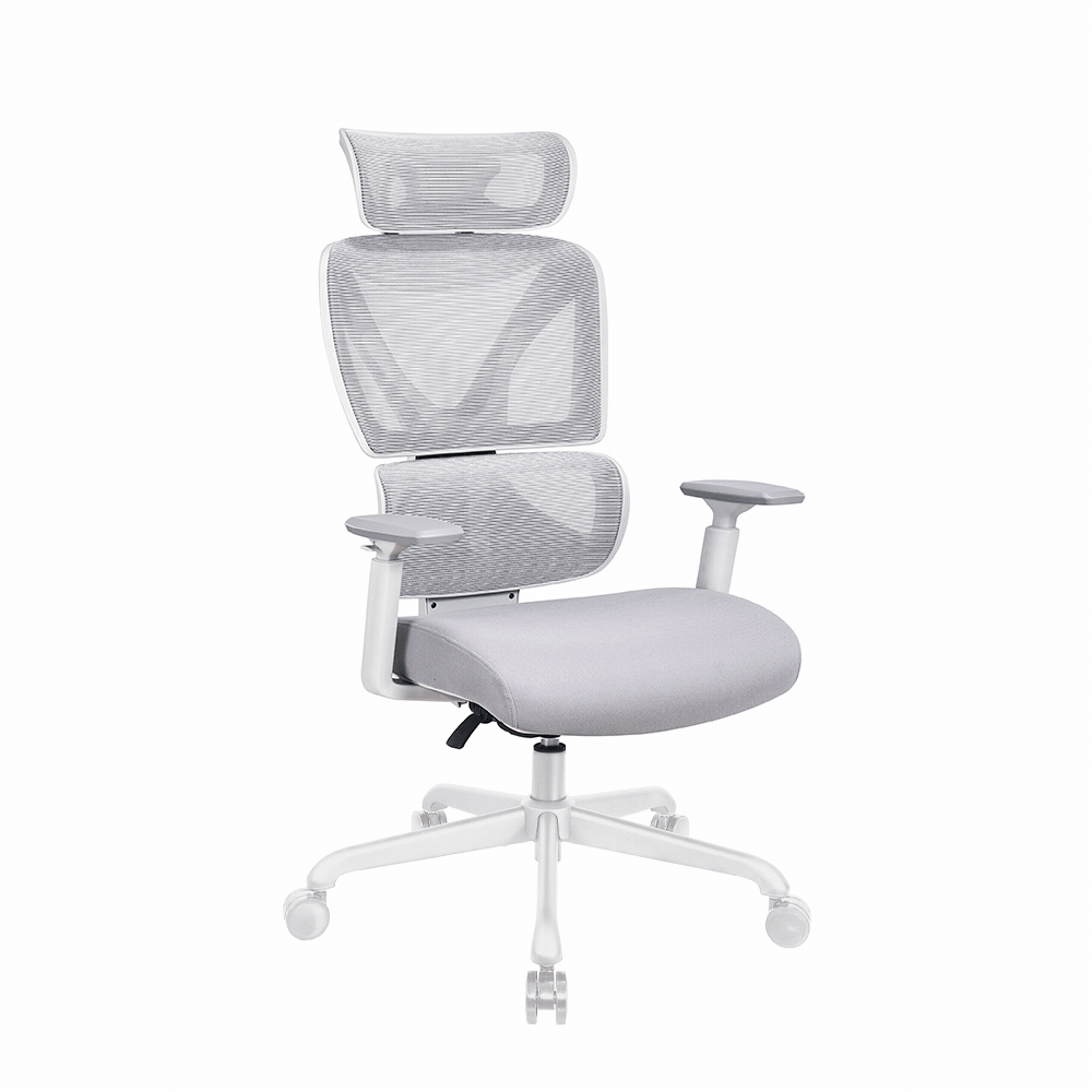 Unique-SX Yönetici ve Çalışma Koltuğu - Gri/Krem 74x119.5-129x65.5 cm
