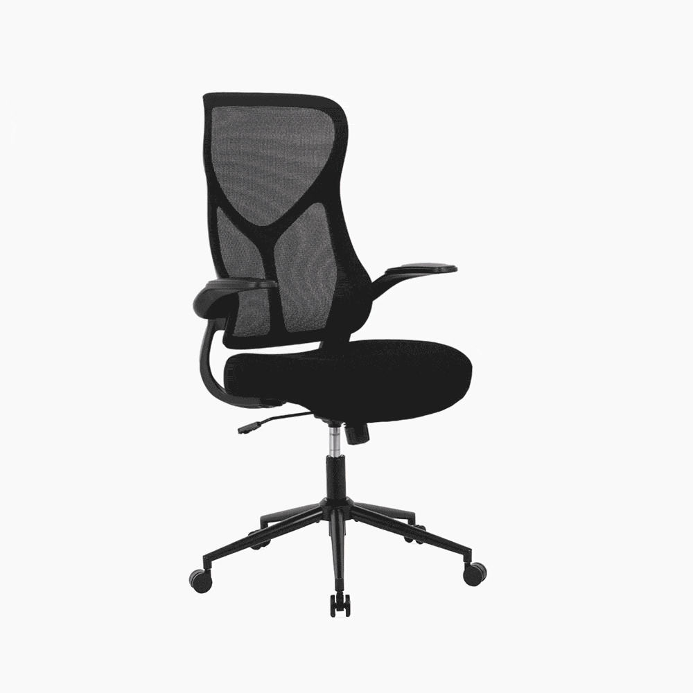 Techno Rest File Sırtlı Çalışma Koltuğu-Siyah 65x110-120x67 cm (GxYxD) - 