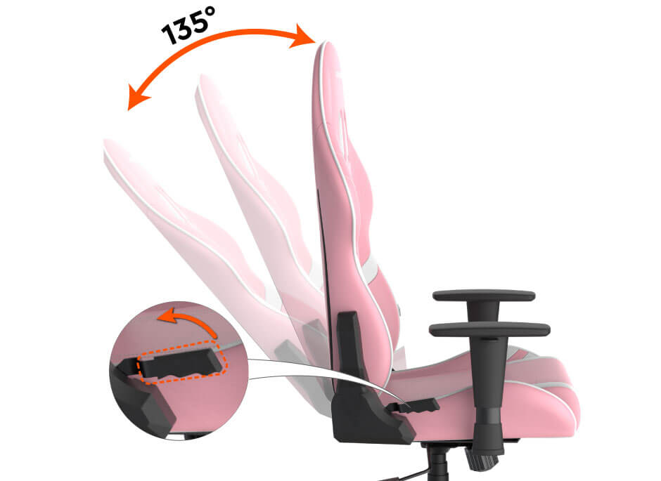 DXRacer Prince Oyuncu Koltuğu Sırt Yaslanma Ayarı