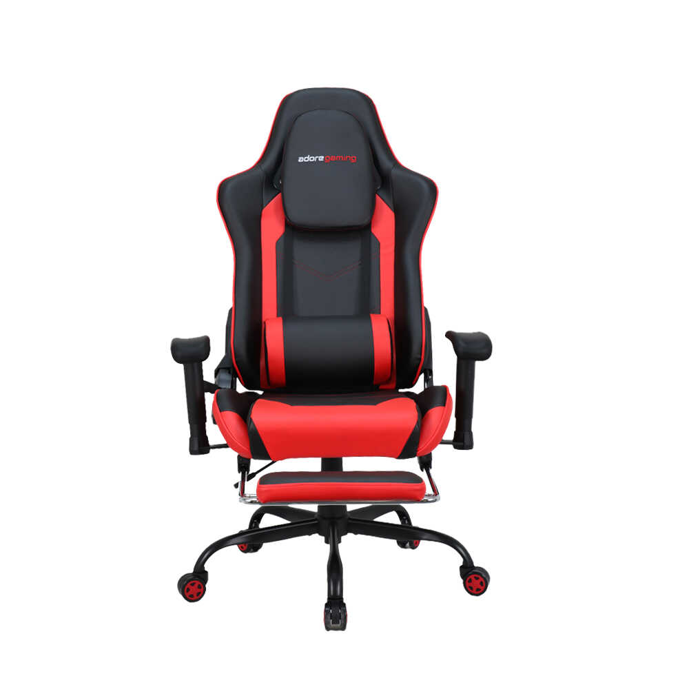 Adore Gaming Combo Profesyonel Oyuncu ve Çalışma Koltuğu-Siyah-Kırmızı ...