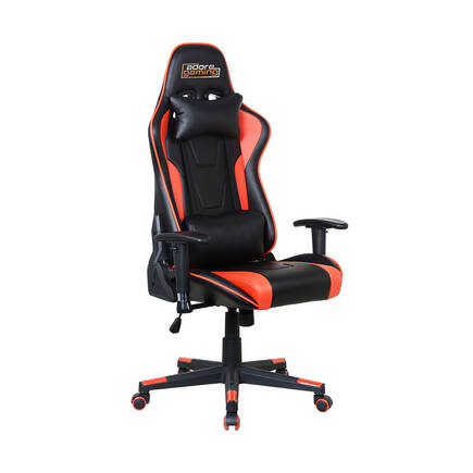 Adore Gaming - Adore Gaming Master Pro Profesyonel Oyuncu ve Çalışma Koltuğu-Siyah-Kırmızı 71,5x129-135x55 cm (GxYxD)