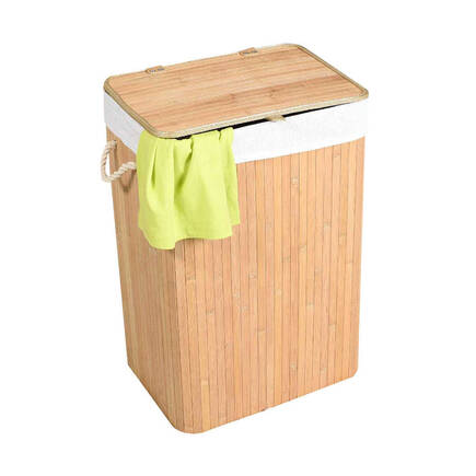 HANDY MATE - Handy Mate Bambu Çamaşır Sepeti-Naturel 40x60x31 cm (GxYxD)