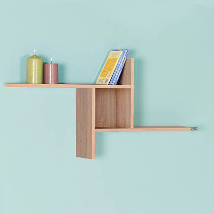 Adore Mobilya - Dekoratif Duvar Rafı - Sonoma 100x50x18 cm (GxYxD)