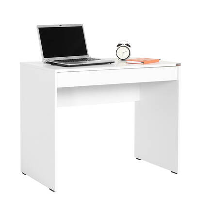Çekmeceli Çalışma Masası-Mat Lake Beyaz (Diamond Beyaz) 90x75x55 cm (GxYxD) - Thumbnail