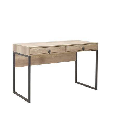 Adore Mobilya - Connect 2 Çekmeceli Çalışma Masası-Açık Ceviz (Tori) 120x77x60 cm (GxYxD)