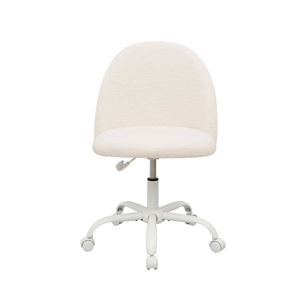 Curve Çalışma Sandalyesi - Beyaz 61x58,5x81,5-91 cm - Adore Mobilya (1)