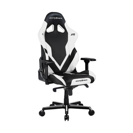DXRACER - DXRacer Gladiator Serisi Oyuncu ve Çalışma Koltuğu-Siyah-Beyaz 58x131-137x57 cm (GxYxD)