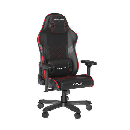 DXRACER - DX Racer King Serisi Oyuncu ve Çalışma Koltuğu-Siyah-Kırmızı 61x128-138x58 cm (GxYxD)