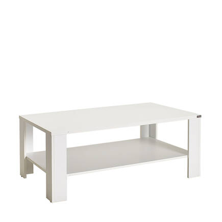 Adore Mobilya - New Line Dikdörtgen Orta Sehpa - Mat Lake Beyaz 110x42x65 cm (GxYxD)