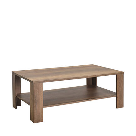Adore Mobilya - New Line Dikdörtgen Orta Sehpa - Koyu Ceviz (Oslo Ceviz) 110x42x65 cm (GxYxD)