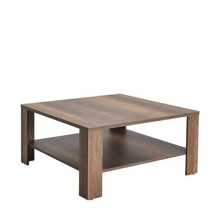 Adore Mobilya - New Line Kare Orta Sehpa - Koyu Ceviz (Oslo Ceviz) 90x42x90 cm (GxYxD)
