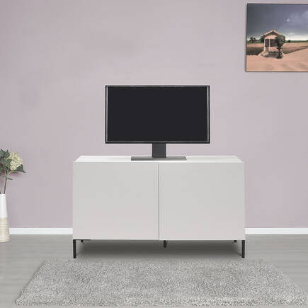 Adore Mobilya - Roma Modüler 2 Kapaklı Tv Ünitesi - Diamond Beyaz
