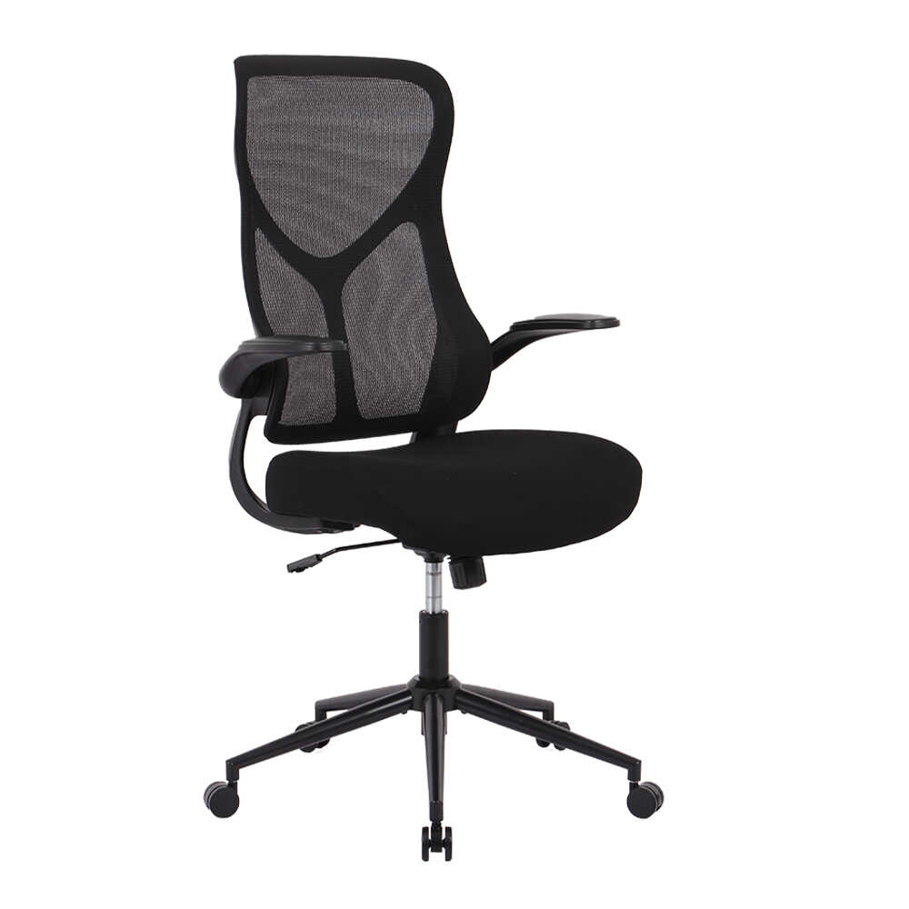 Techno Rest File Sırtlı Çalışma Koltuğu-Siyah 65x110-120x67 cm (GxYxD) - Adore Mobilya