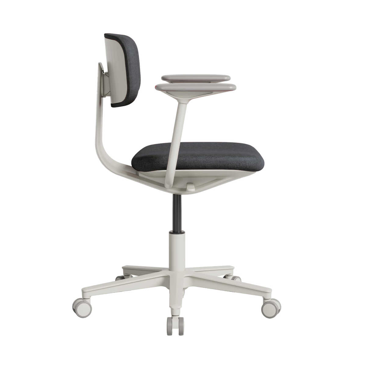 Tesla Comfort Çalışma Koltuğu - Koyu Gri Kumaş 61x74-86x60 cm - Adore Mobilya (1)