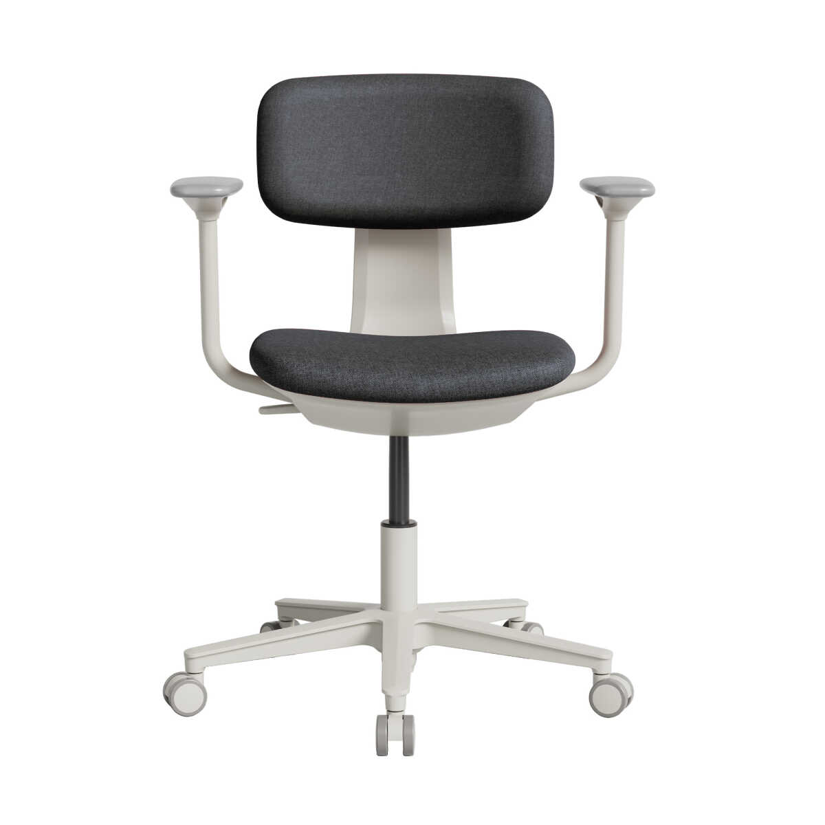 Tesla Comfort Çalışma Koltuğu - Koyu Gri Kumaş 61x74-86x60 cm