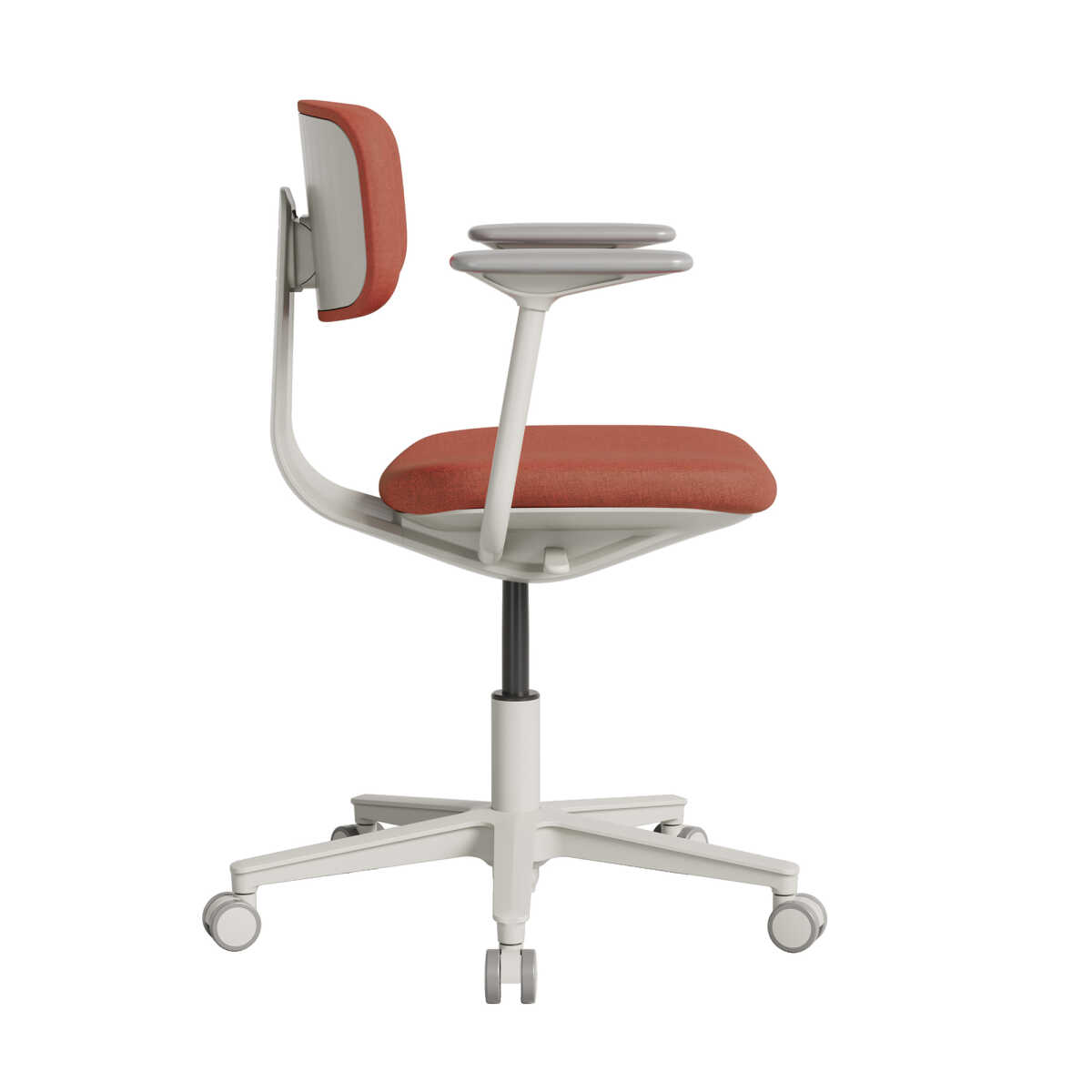 Tesla Comfort Çalışma Koltuğu - Koyu Turuncu Kumaş 61x74-86x60 cm - Adore Mobilya (1)