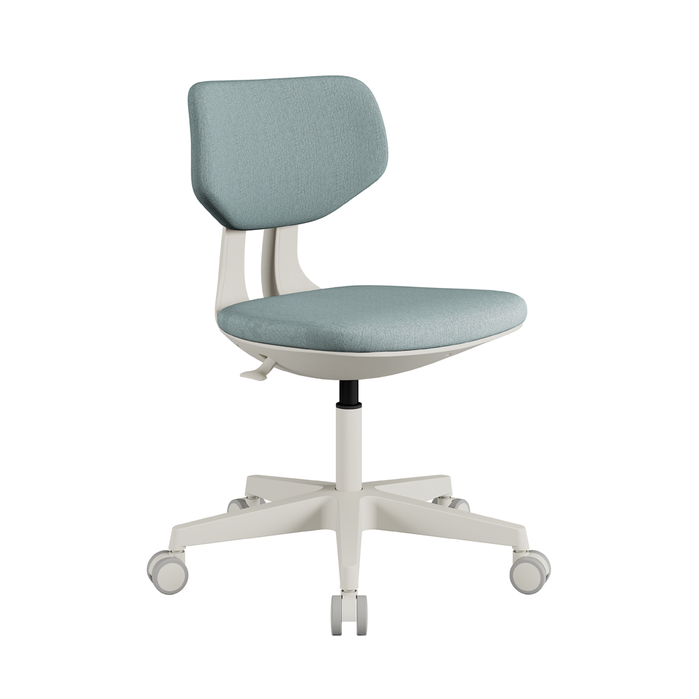 Tesla Concept Çalışma Koltuğu Mavi - Yeşil Kumaş 40x74-86x60 cm - Adore Mobilya (1)